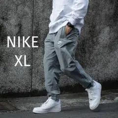 XL 新品 ナイキ ウーブンパンツ メンズ カフ ジョガー グレー NIKE