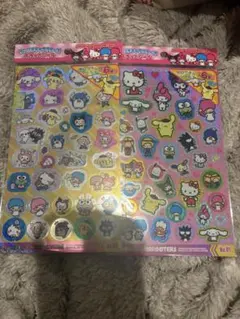 サンリオキャラクターズ　ホログラムシール　２種セット　新品　即日発送　シール