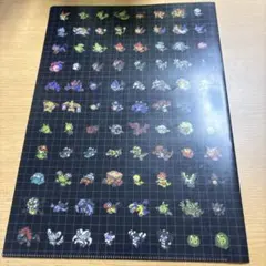ポケモンセンター 2011 ドット絵 A4 クリアファイル