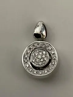 k18WGダイヤモンドペンダントヘッド750