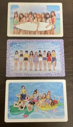TWICE Summer Nights フォトカード トレカ 3枚セット