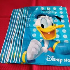 ディズニーストア ドナルドダック ショッパー ビニール袋 9枚 セット レトロ