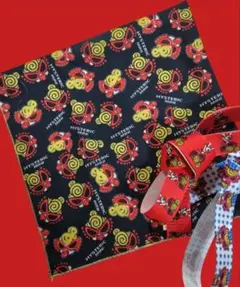 ヒスミニ　バンダナ　とリボンのセット