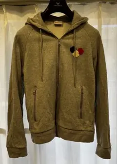 モンクレール　トルコロール　グレーフルジップパーカー正規品　超美品　Lサイズ