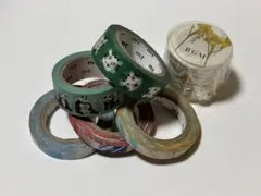 【使用品】mt & BGM マスキングテープ 6個セット