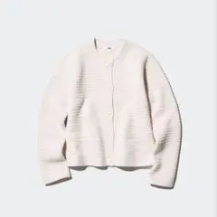 ユニクロ　ニットショートジャケット