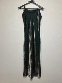 OPAQUE.CLIP VELVET DRESS M SLEEVELESS