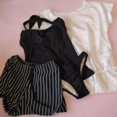 水着・ショートパンツレースラッシュガードセット　9M