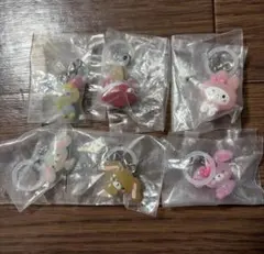 サンリオキャラクターズ　ゆるっとめじるしアクセサリー6種コンプリートセット