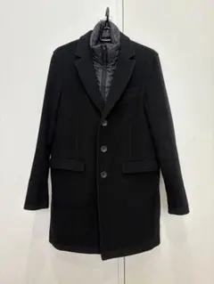 HERNO ヘルノ ライナー付き チェスターコート ブラック 44 黒