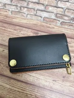ミドルトラッカーウォレット 折り財布 手染め 栃木レザー マルゴー