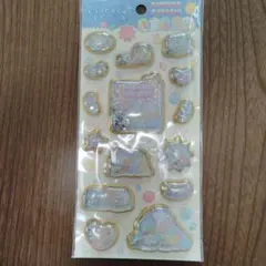 すみっこぐらし キラッとぷくぷくエアーシール ラメ シャカシャカ かわいい 立体