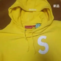 Supreme　レザーワンポイントパーカー