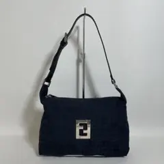 2604-281｜フェンディ ワンショルダーバッグ ブラック ズッカ柄