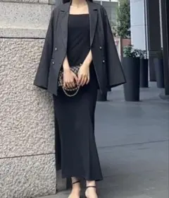 リボンセミマーメイドキャミワンピース