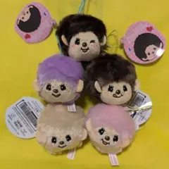 モンチッチ　フェイスマスコット　5個