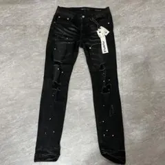 PURPLE BRAND ダメージジーンズ P001