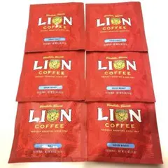 新品★ LION COFFEE GOLD ROAST フィルターパック6袋セットのサムネイル