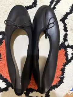 RANDA 黒のバレエシューズ フラットシューズ Mサイズ