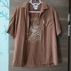 レア　Columbia 半袖シャツ RIVER LODGE ブラウン Sのサムネイル