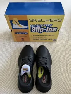 【新品同様】メンズ SKECHERS Hands Free Slip-Ins 黒