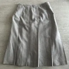 Burberry バーバリー　ブルーレーベル　プリーツ　スカート　グレー　38
