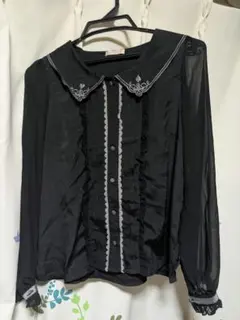 axes femme 長袖ブラウス ブラック Mサイズのサムネイル