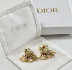 【正規品】Dior Tribales ディオール　ピアス　パール×ゴールド