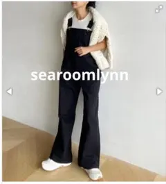 シールームリンsearoomlynn DenimベアサロペットMsize