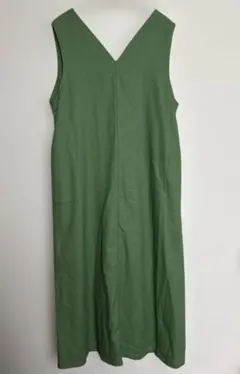 ITEMS アーバンリサーチ【F】コットンリネンVネックノースリーブワンピ