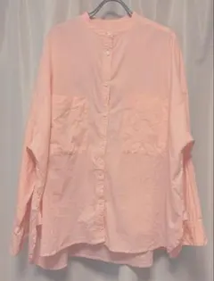 fredy couleur シャツ　サーモンピンクのサムネイル