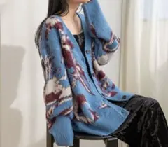 ローリーズファーム＊キモウガラカーディガンLS フリーサイズ