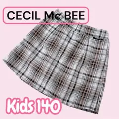 CECIL Mc BEE チェック柄スカート Kids 140のサムネイル