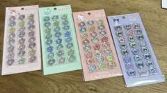 サンリオおはじきシール　キティ　マイメロ　クロミ　ハンギョドン