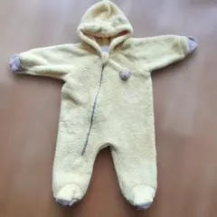 美品　2wayくまさんの着ぐるみ　フリースカバーオール　80サイズ