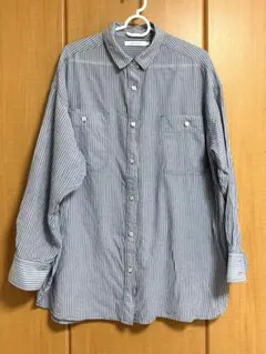 AMERICAN HOLIC ストライプ 長袖シャツ L 接触冷感