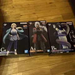 一番くじナルトNARUTO フィギュア自来也　綱手　大蛇丸