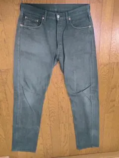 リーバイス　フランス製　ユーロ　501-0196　オリーブ　深緑　W32　L34