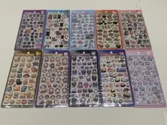 【正規品】　ボンボンドロップシール　和柄　まとめ売り　10枚　セット