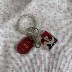 ヒロアカ 切島鋭児郎 極楽湯 ロッカーキー風キーホルダー