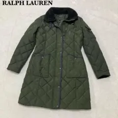 希少　RALPH LAUREN キルティングダウンコート　オリーブグリーン