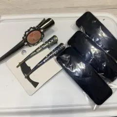 ビジュー付きヘアピン6点セット まとめて購入で300円割引