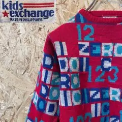 Kids exchange 美品　キッズ　セーター　子供用　かわいい　数字