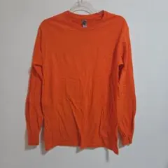 即購入⭕️オレンジ色長袖Tシャツ