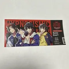 ヒプノシスマイク　ヒプマイ　ステッカー　チケット風　ブクロ　バスブロ