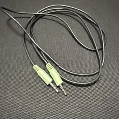 3.5mmオーディオケーブル ブラック