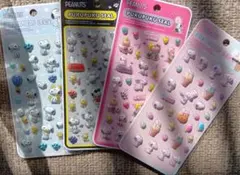 スヌーピー キャラクターシール 4枚セットPUKUPUKU SEAL