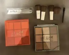 UR GLAM アイシャドウパレット 2種セット スパチュラ付　おまけ付き‼️のサムネイル