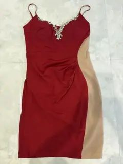 JEWELS タイトドレス 赤