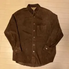 90s Calvin Klein スエードシャツ Mサイズ イタリア製のサムネイル